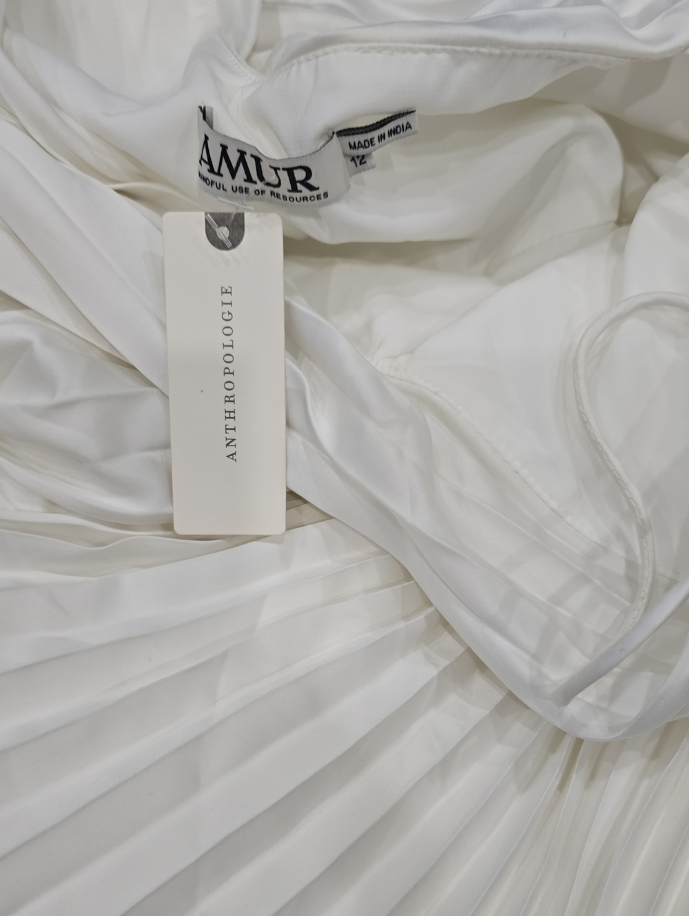 AMUR Gwenn Pleated Mini Dress - Picture 6 of 6